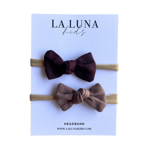 RUBY | 2 Pack Bow Tie Headband