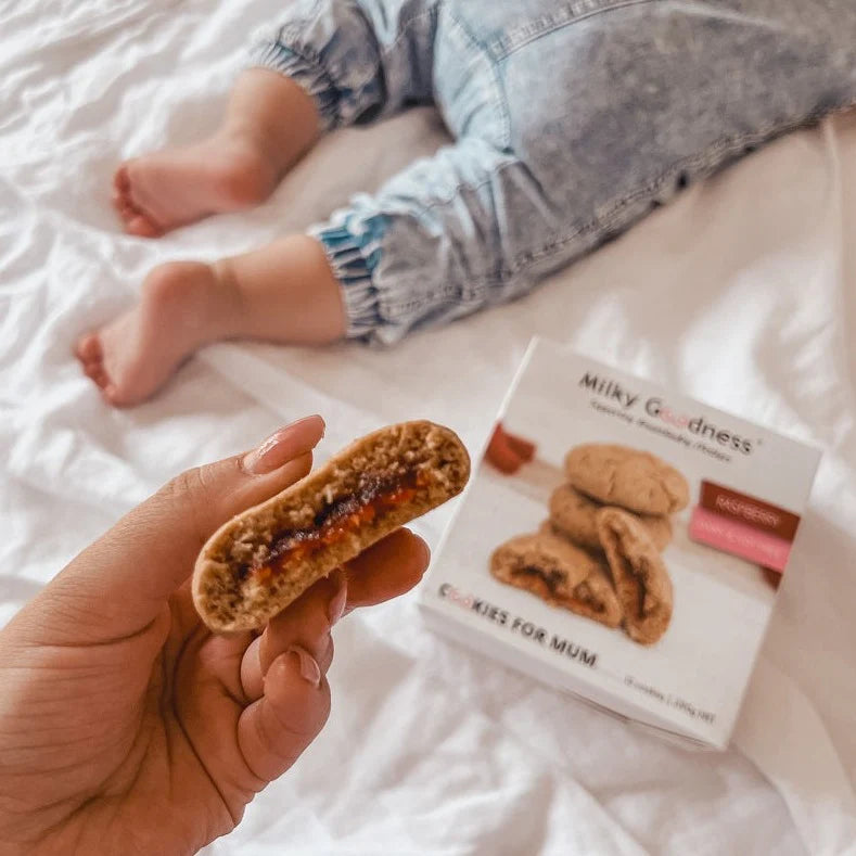 Raspberry Lactation Cookies