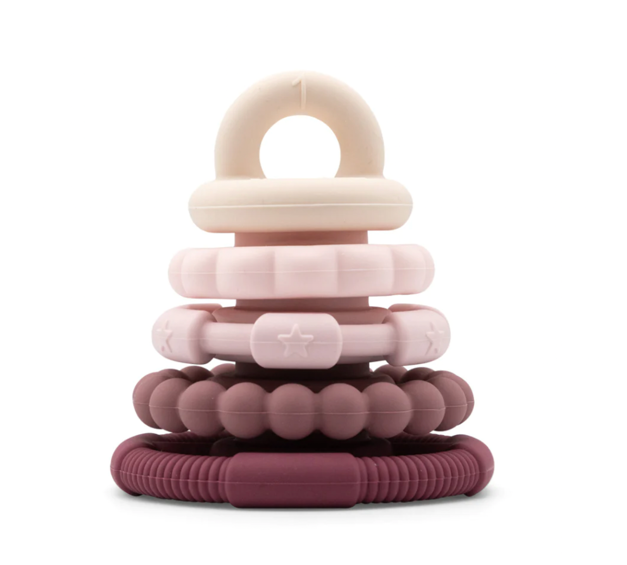 Rainbow Stacker And Teether Toy Dusty