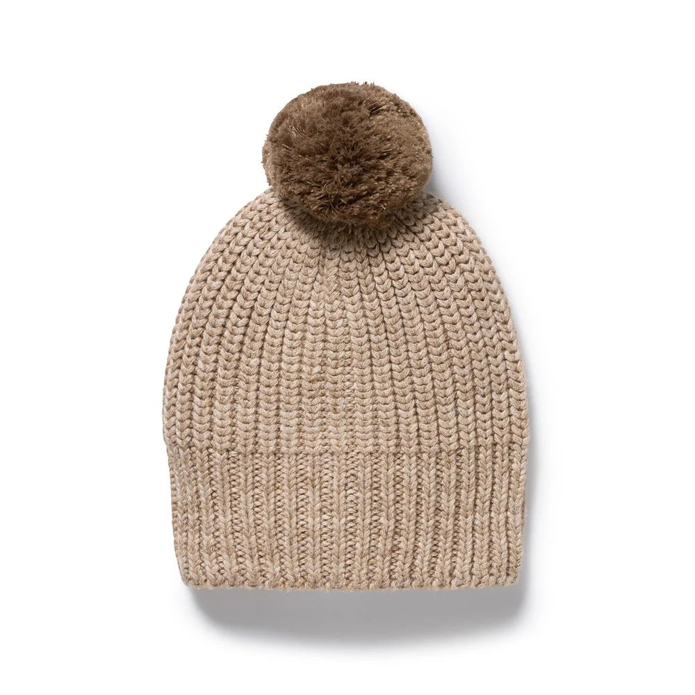 SANDSTONE ORGANIC KNITTED HAT
