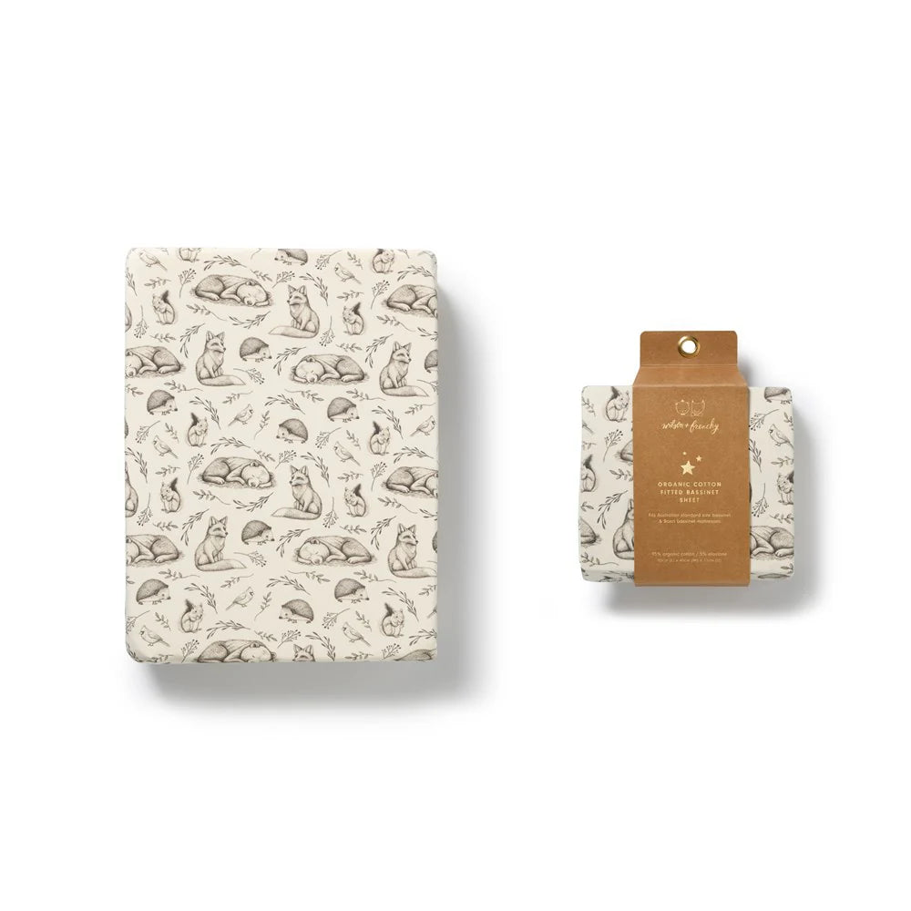 FOXGLOVE FOREST | ORGANIC BASSINET SHEET