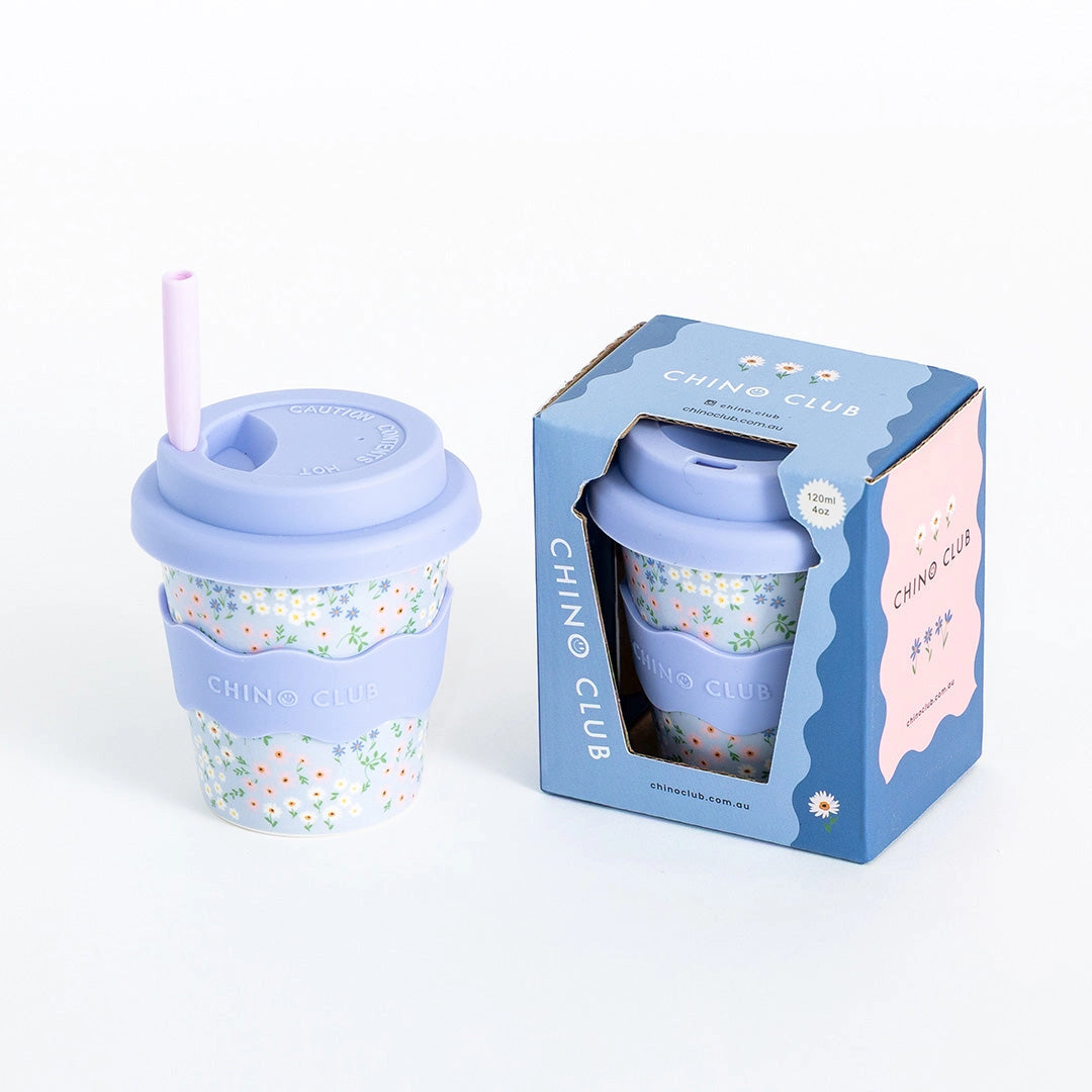 Blue Floral | Baby Chino Cup - 4oz