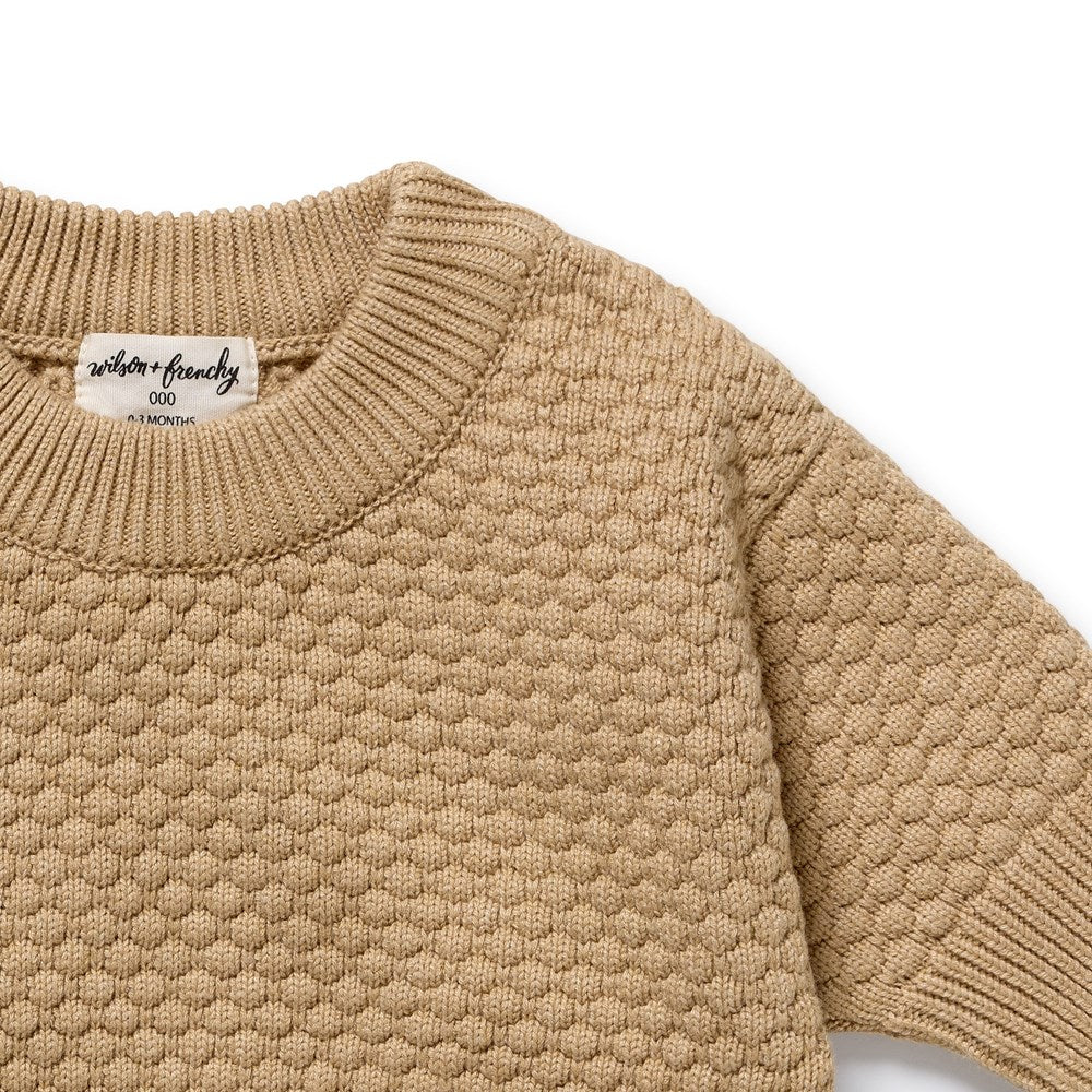 OAT ORGANIC KNITTED BUBBLE JUMPER