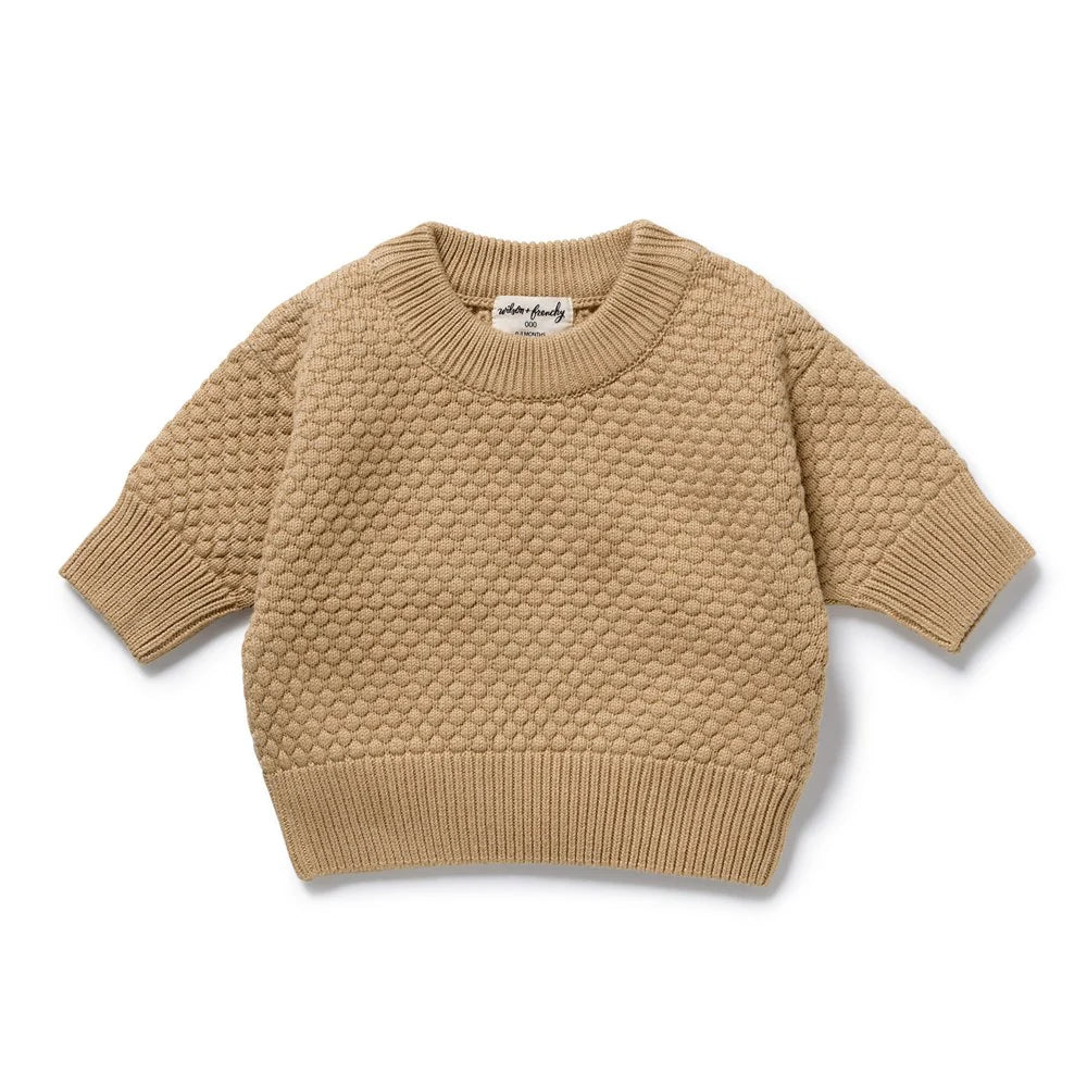 OAT ORGANIC KNITTED BUBBLE JUMPER