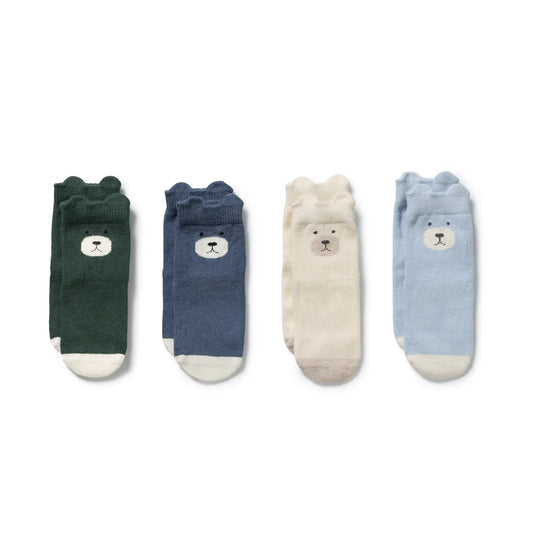 BOYS | ORGANIC 4 PACK BABY SOCKS