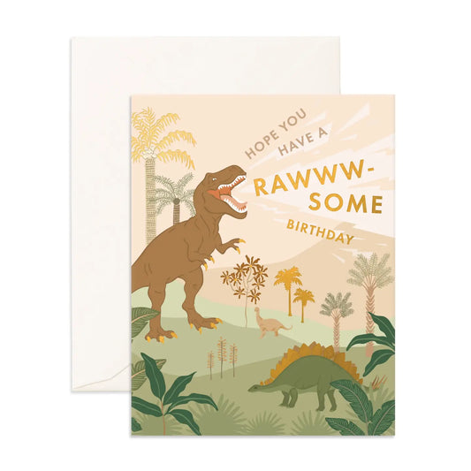 Rawww-Some Birthday Dinos| Greeting Card
