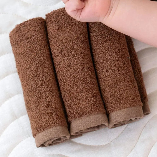 Wash Cloths 3 Pack | Chocolate