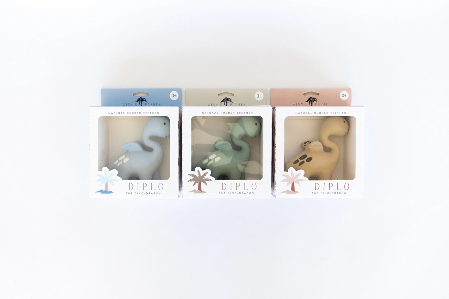 Diplo the Dino-Dragon | Natural Rubber Teether