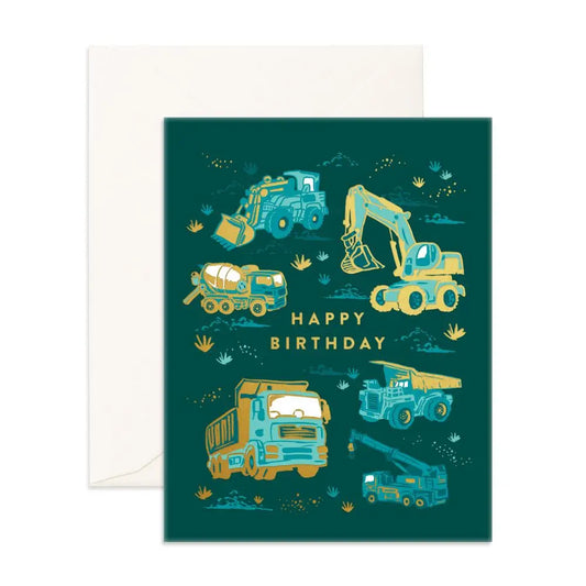 Birthday Trucks| Greeting Card