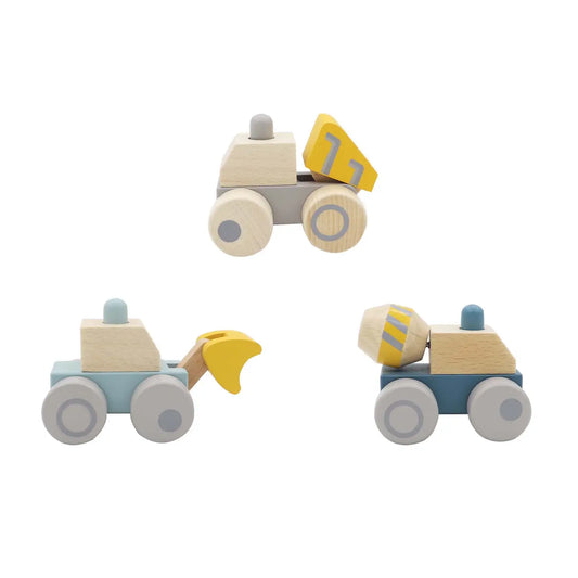 Wooden Squeaky Trucks