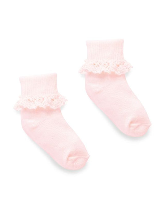 Lace Socks | Pale Pink