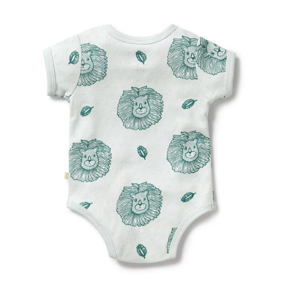 Little Lion Organic Pointelle Bodysuit