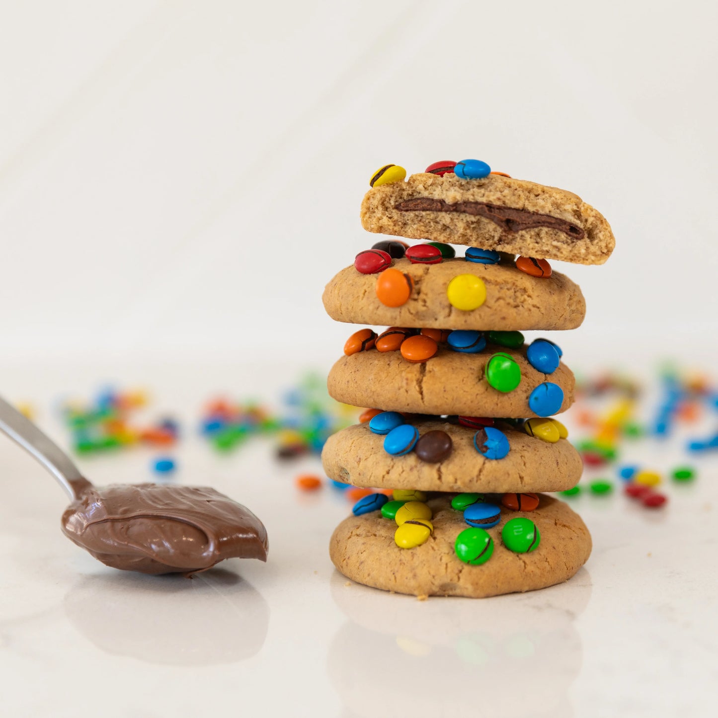 Nutella & M&Ms | Lactation Cookies