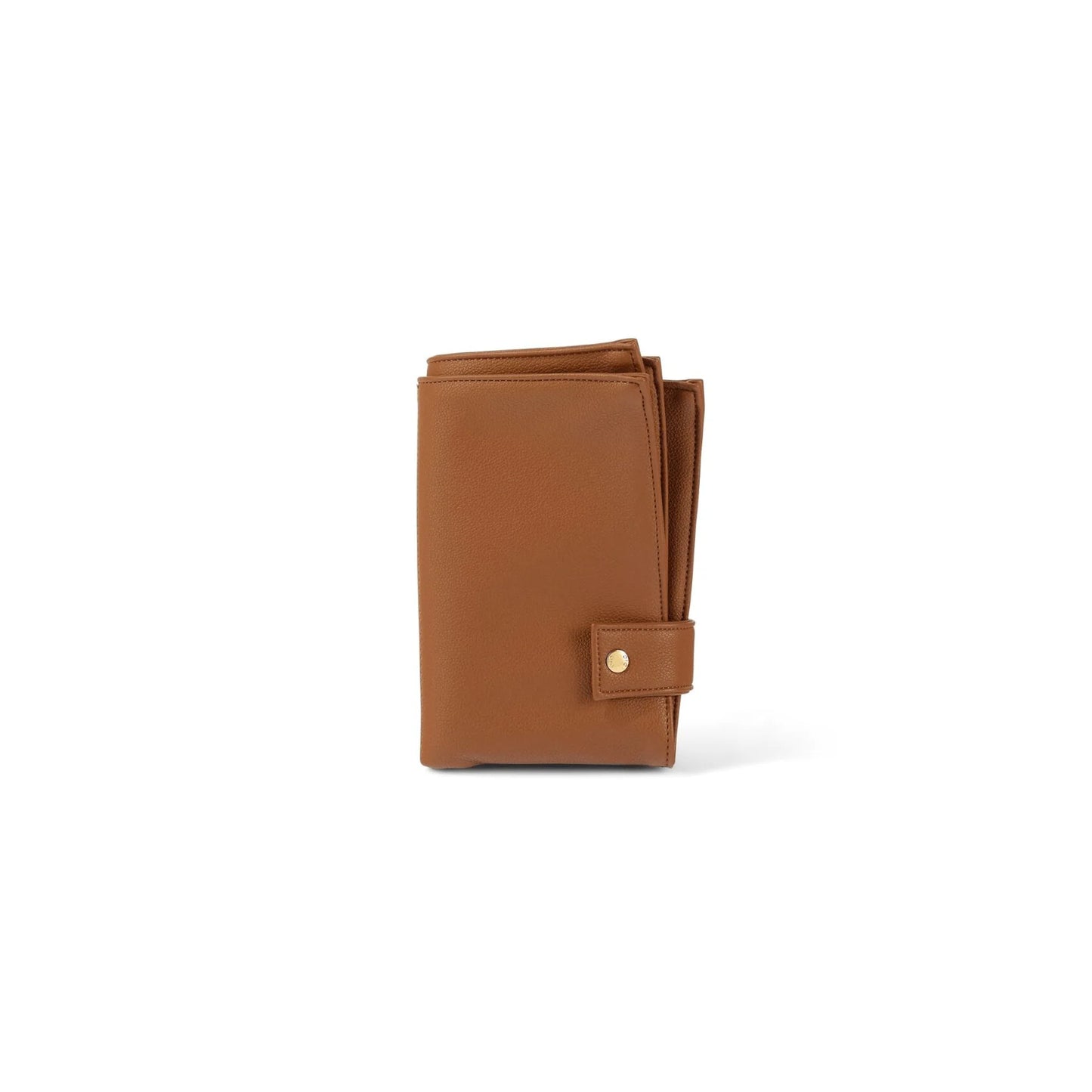 Nappy Changing Pouch- Chestnut Brown Faux Leather