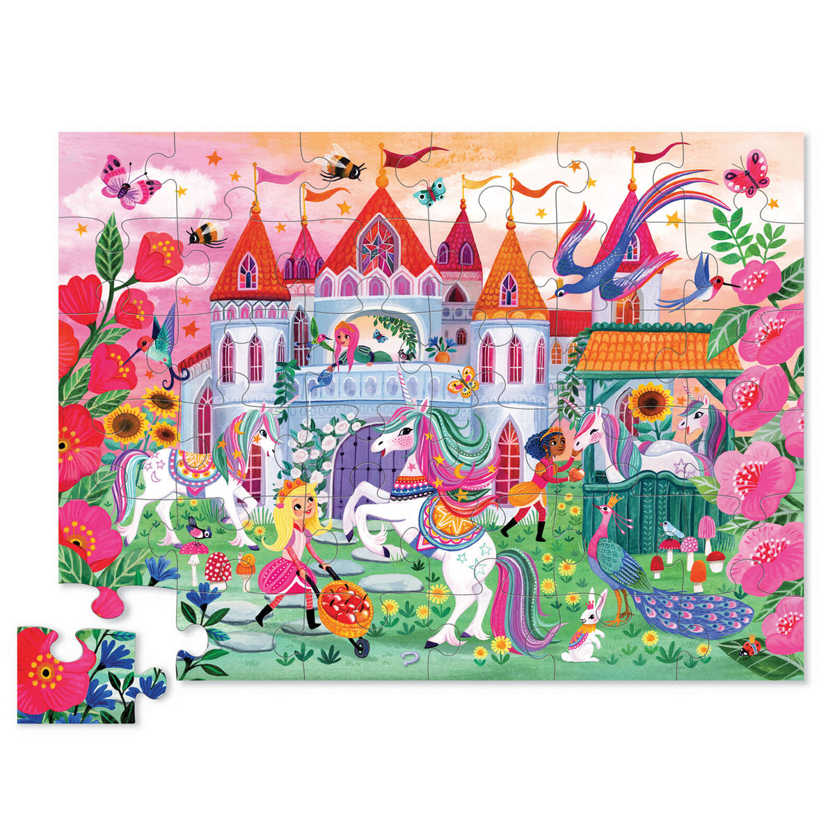 Classic Floor Puzzle 36 pc | Unicorn Castle
