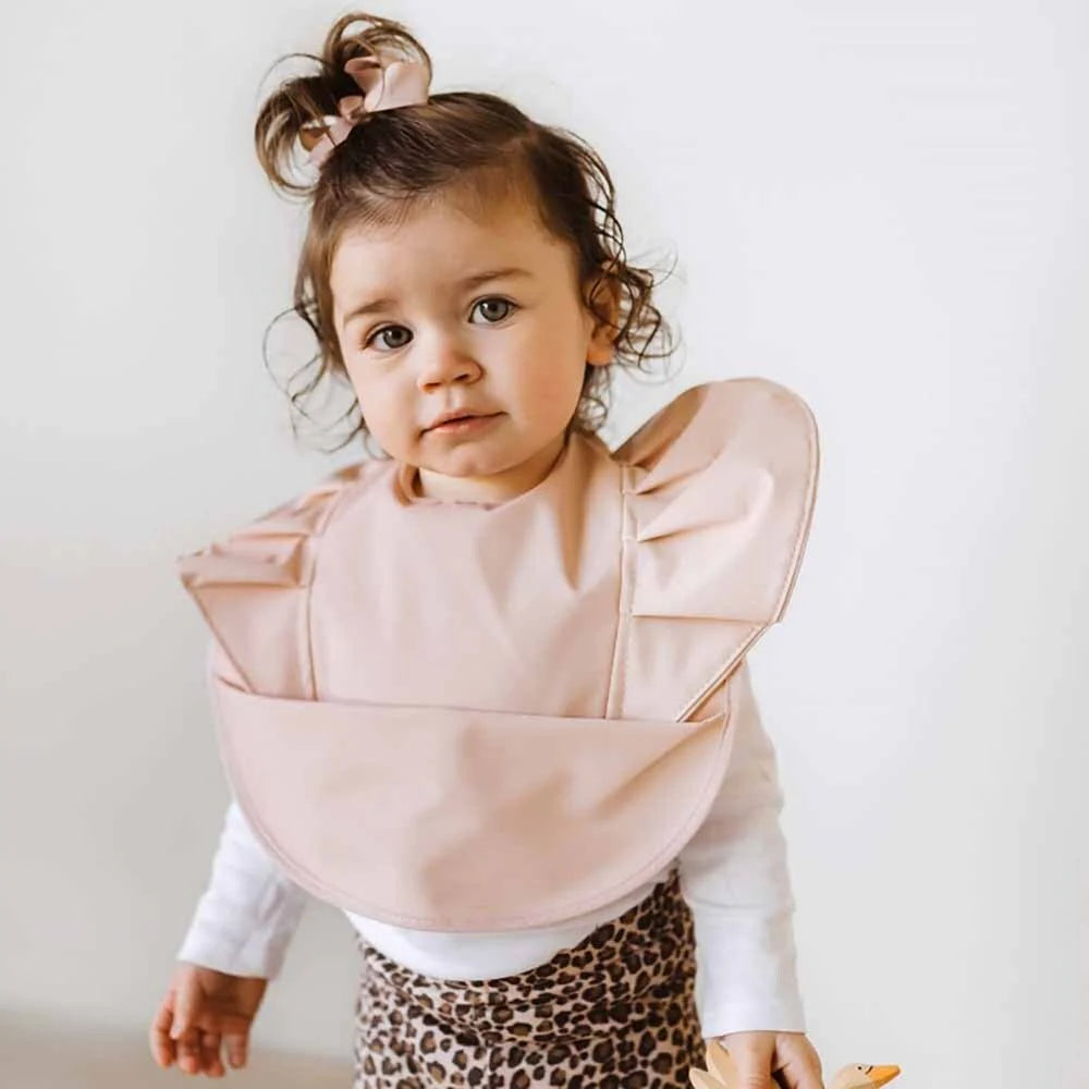 Nude | Frill Snuggle Bib