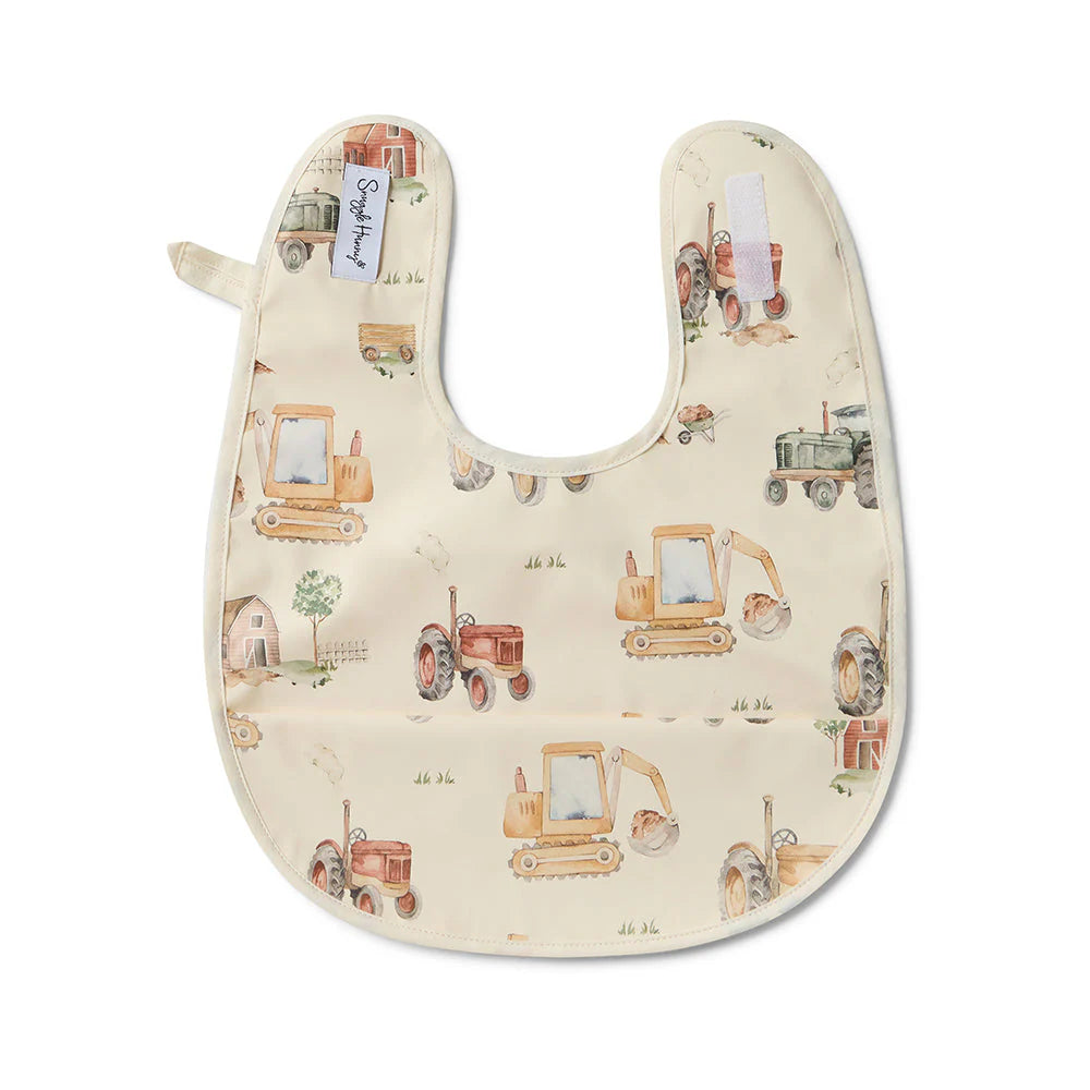 Diggers & Tractors | Snuggle Bib