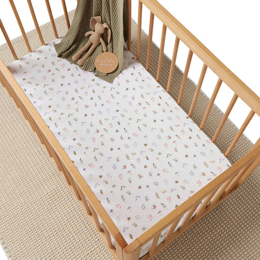 Garden Friends | Fitted Cot Sheets