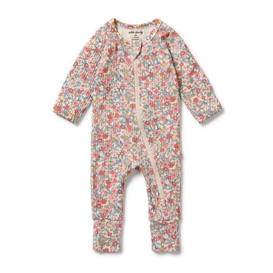 Summer Bloom | Zipsuit With Feet