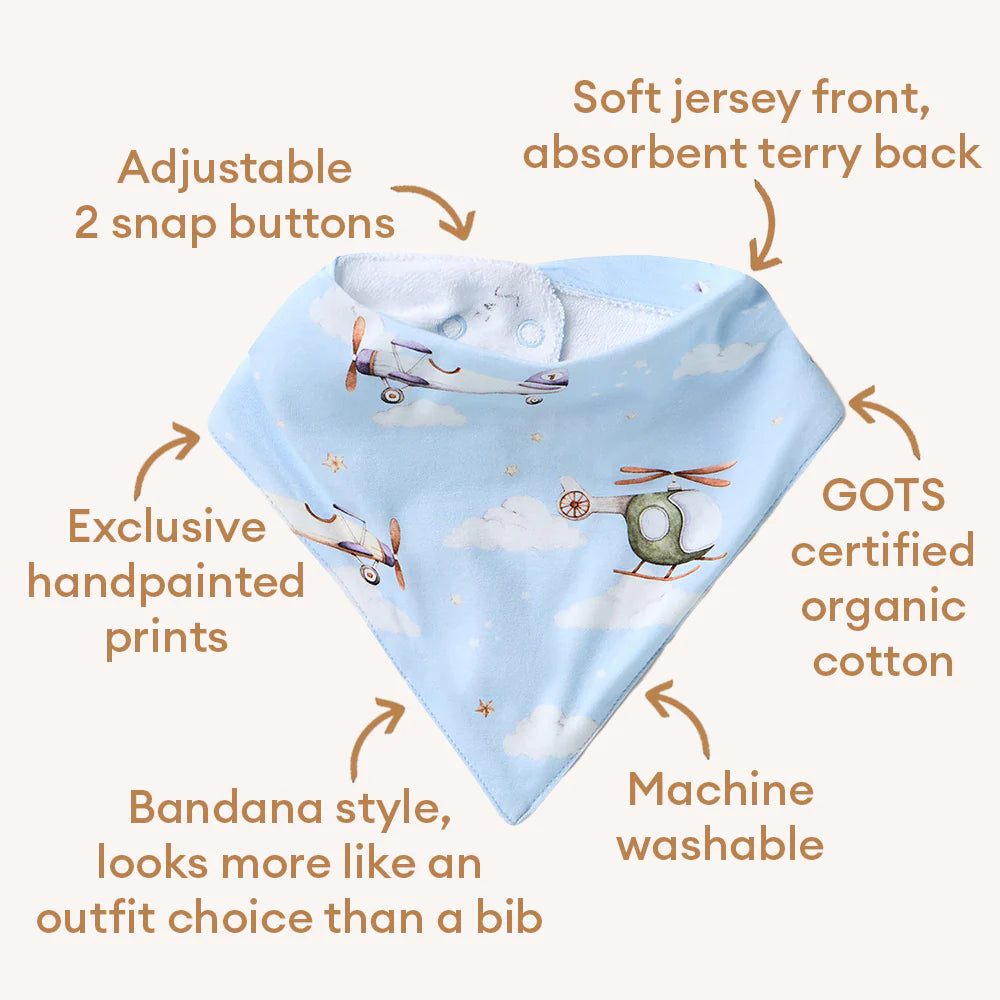 Taking Flight | Dribble Bib