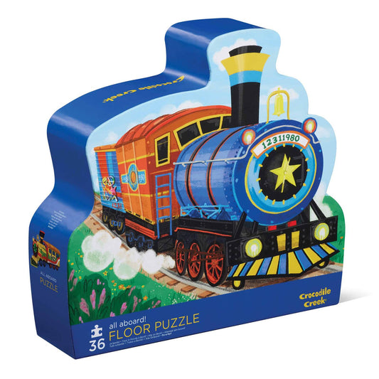 Classic Floor Puzzle 36 pc | All Aboard (Foil Stamped)