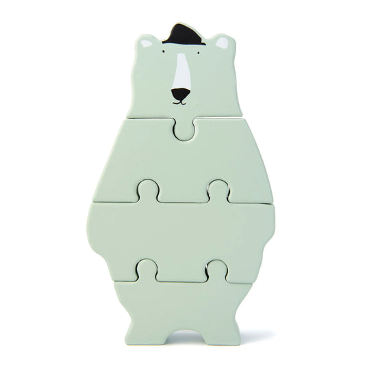 Wooden Body Puzzle Mr Polar Bear