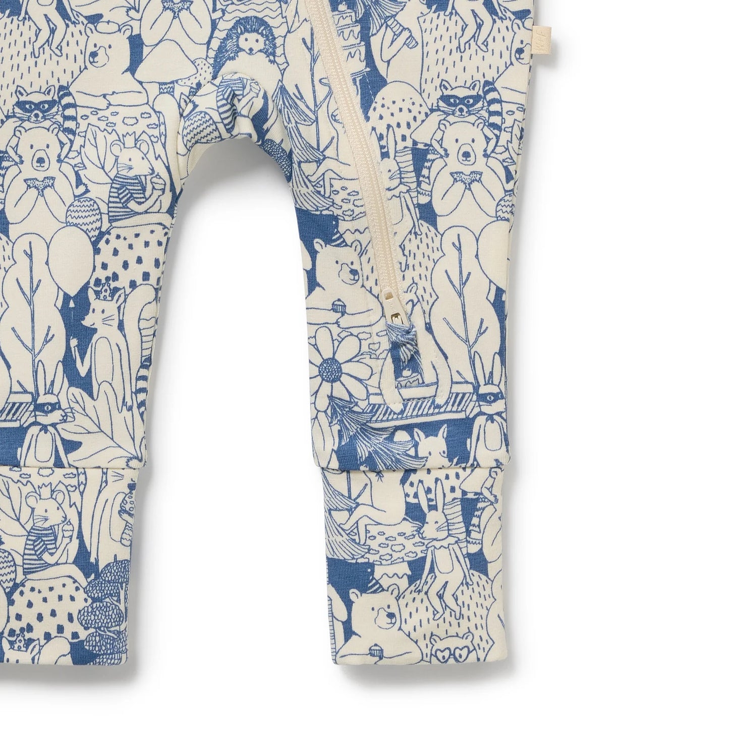 WOODLAND ADVENTURES | ORGANIC ZIPSUIT WITH FEET