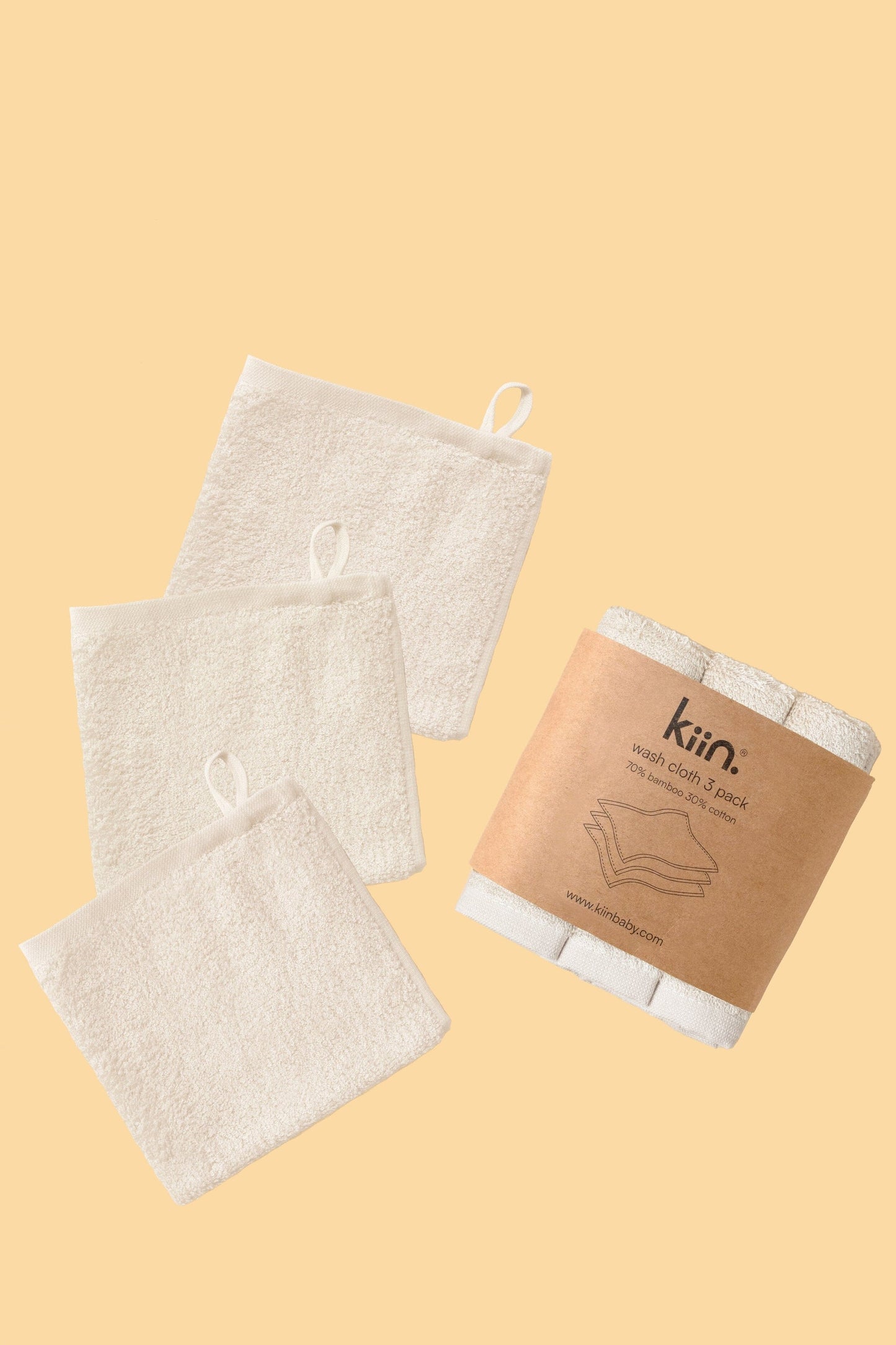 Wash Cloths 3 Pack | Ivory