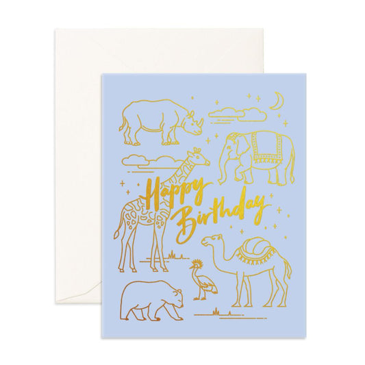 Birthday Animals| Greeting Card