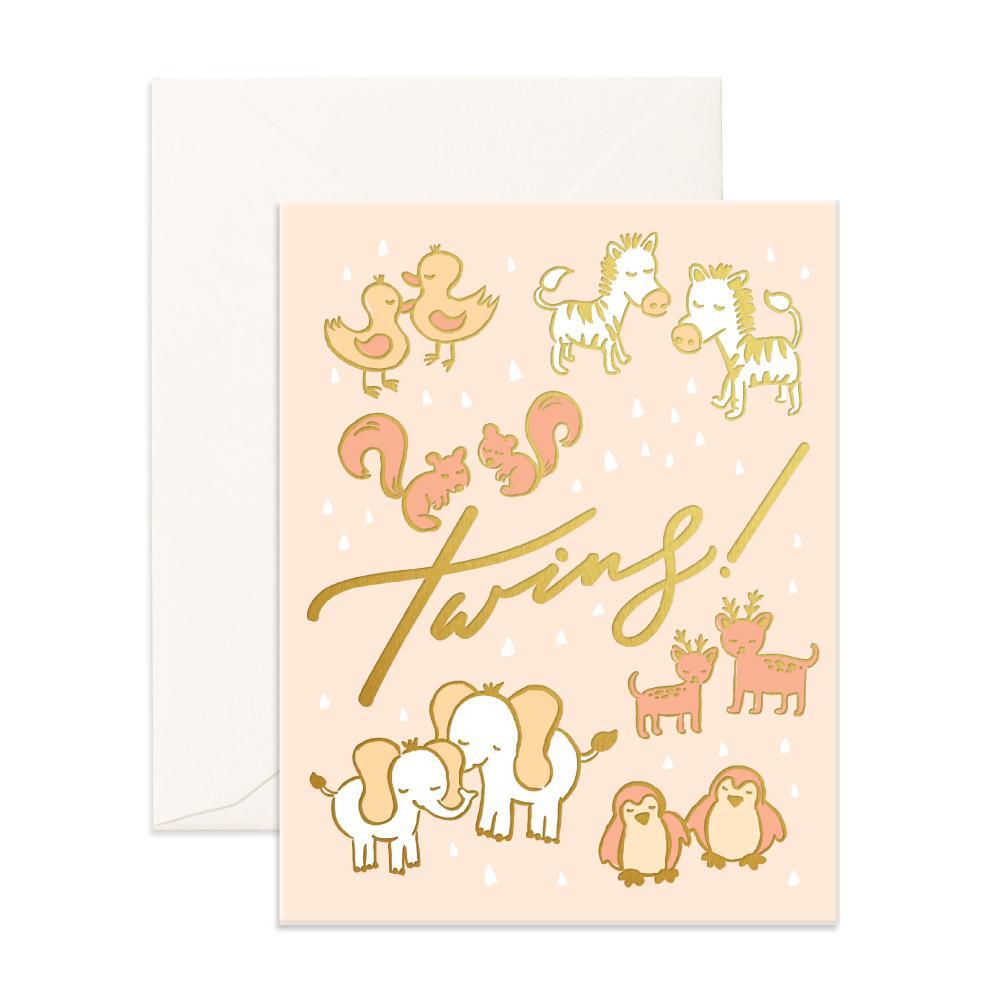 Twins Foil| Greeting Card