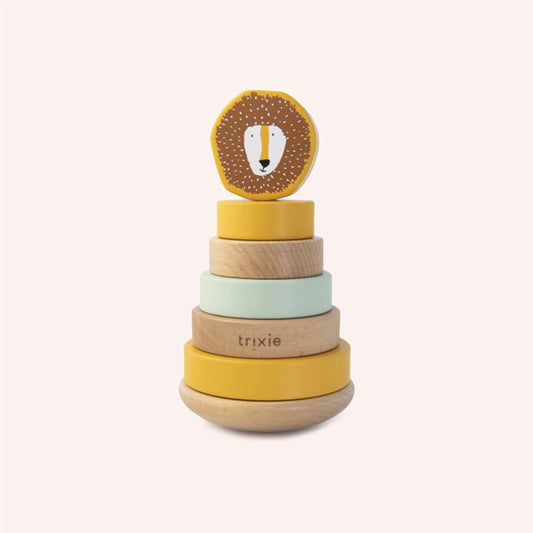 Wooden Stacking Toy Mr Lion
