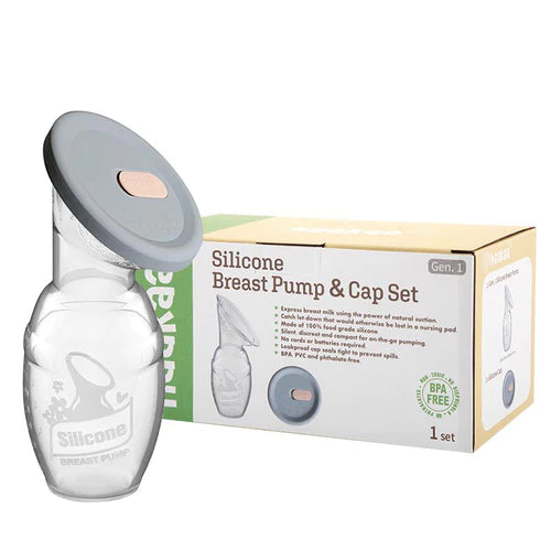 Generation 1 100ml Silicone Breast Pump & Silicone Cap Gift Box